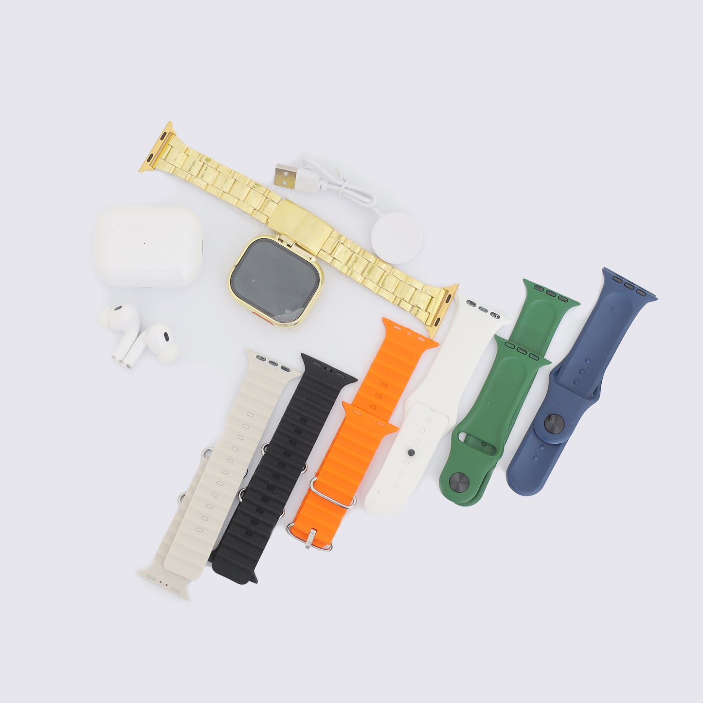 Buy Crown S300 Ultra 2 Smart Watch With Earpods And 7+1+1 Straps At Best Price In Pakistan - Qureshi Products