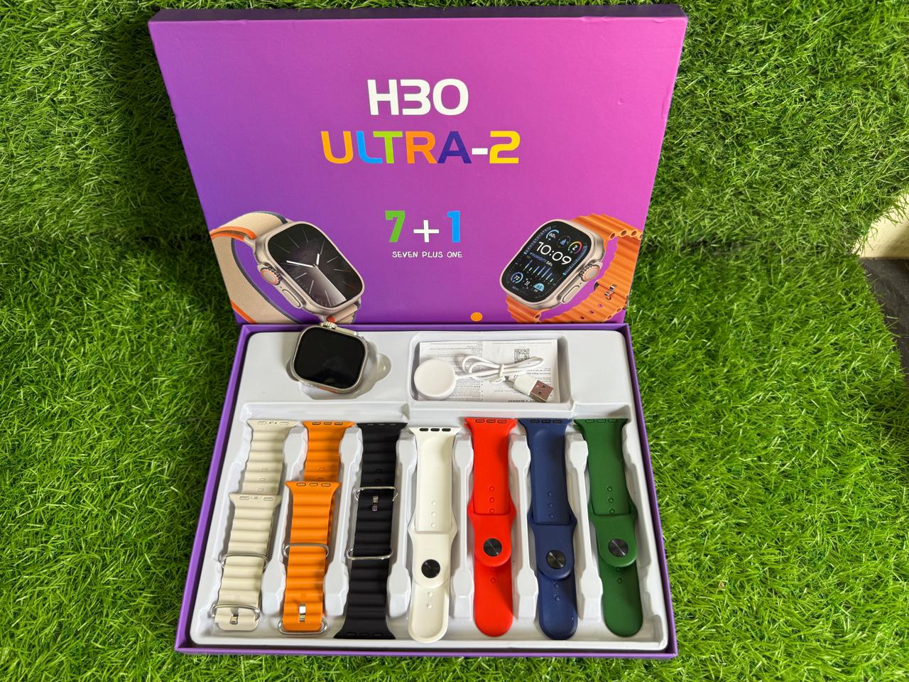 H30 Ultra-2 Smart Watch (7+1 Edition) – Premium Fitness & Health Tracker